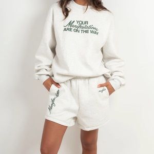 The Mayfair Group Manifestations sweatshirt (shorts available upon request)